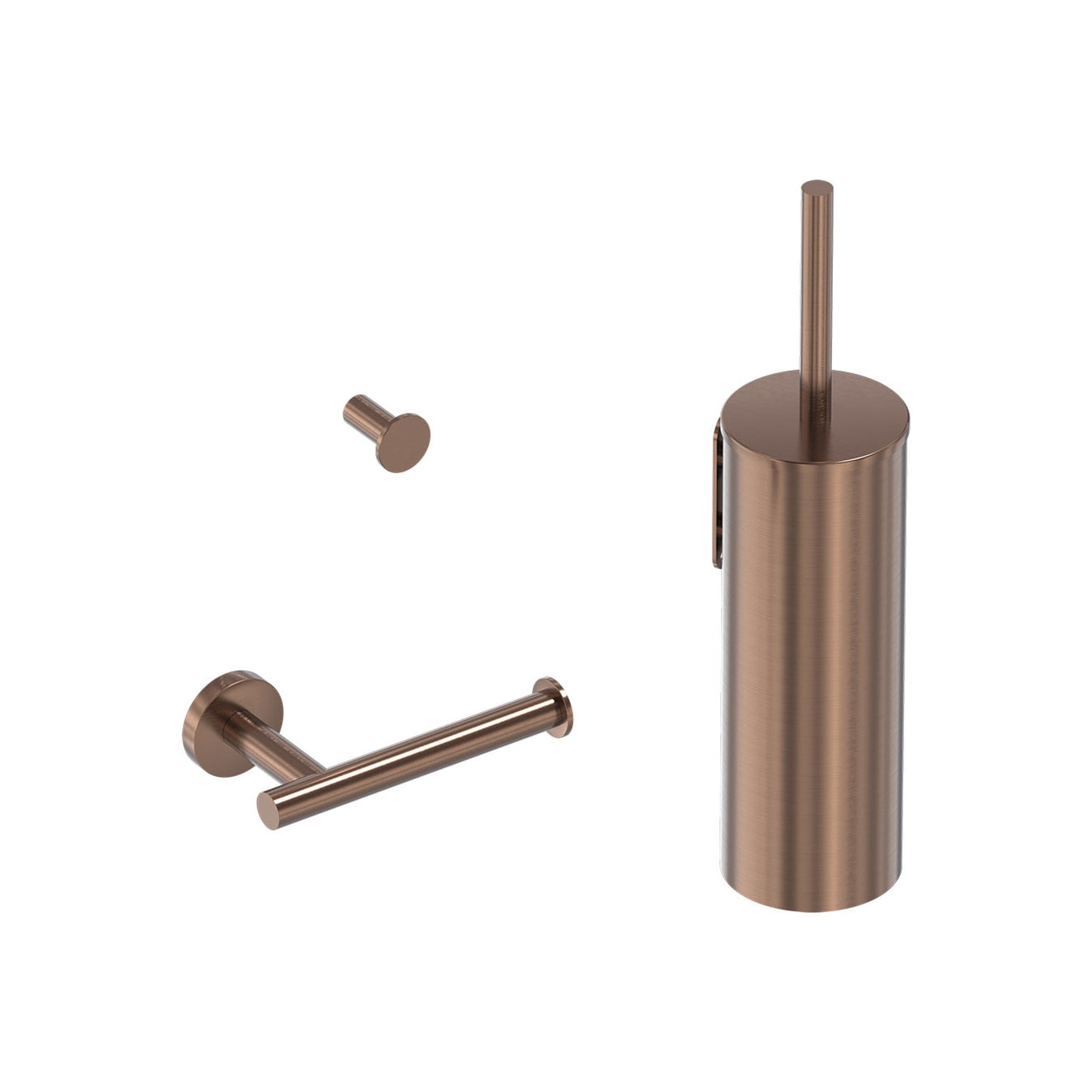 MAY Accessoireset — Toiletborstel, Rolhouder & Handdoekhaak