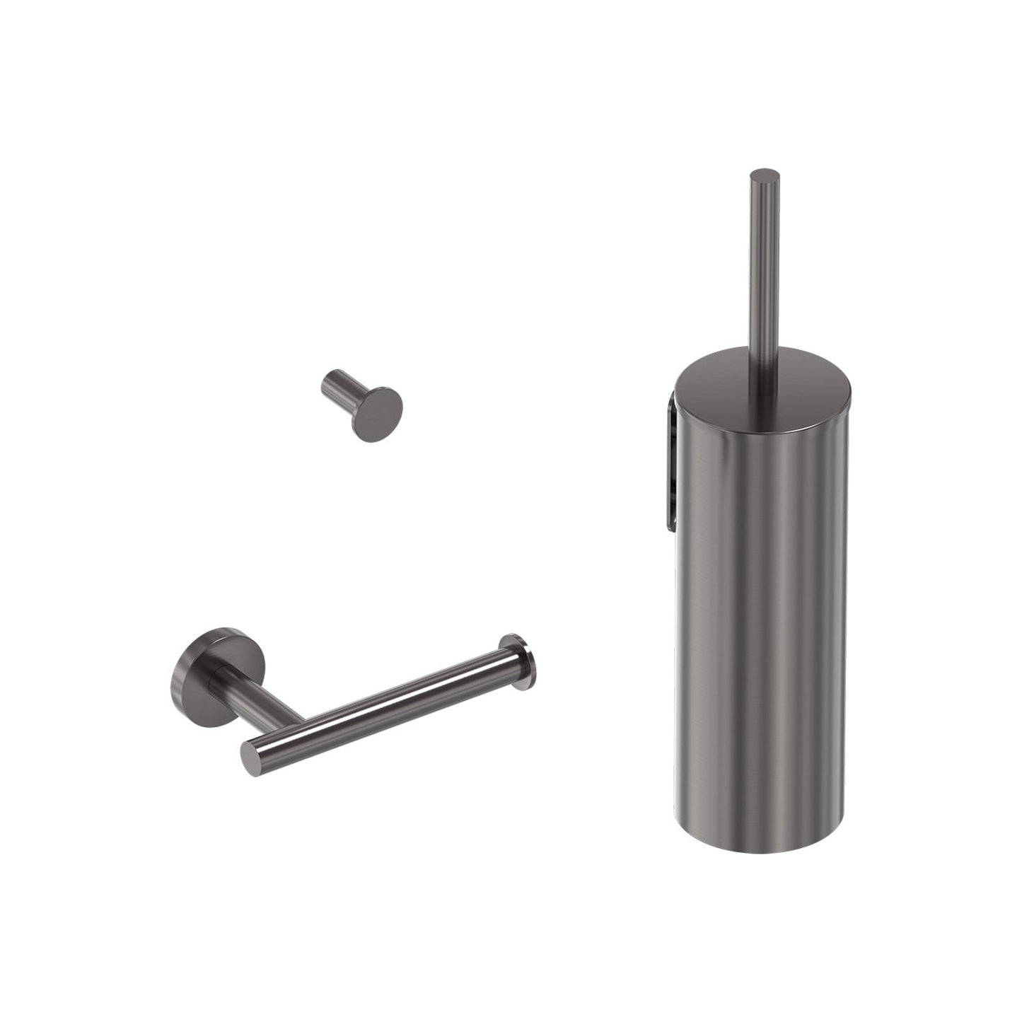 MAY Accessoireset — Toiletborstel, Rolhouder & Handdoekhaak